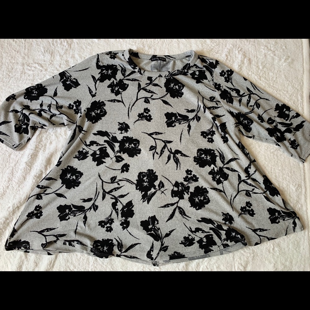3/4 Sleeve Swing Tunic